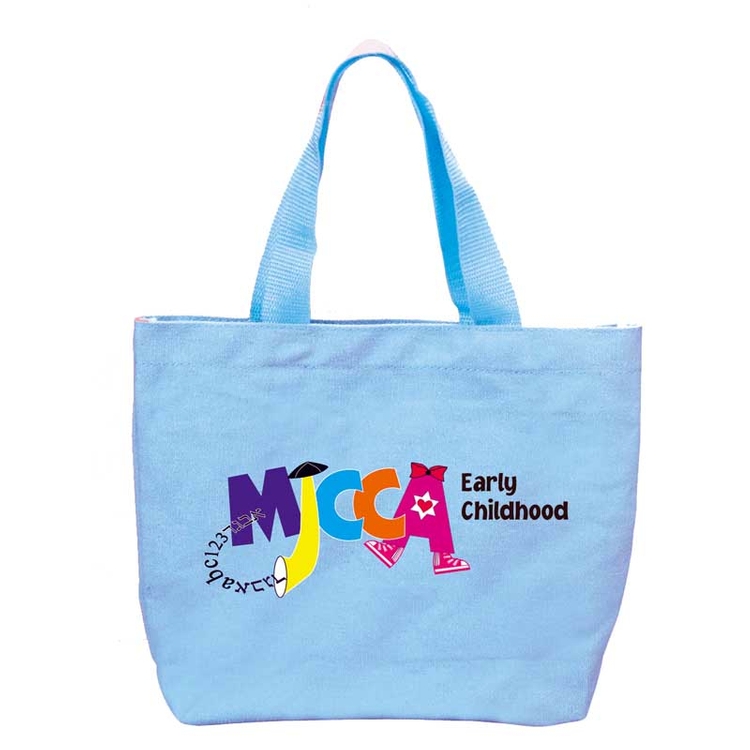 Kids Cotton Tote, custom tote bag with logo imprint 3
