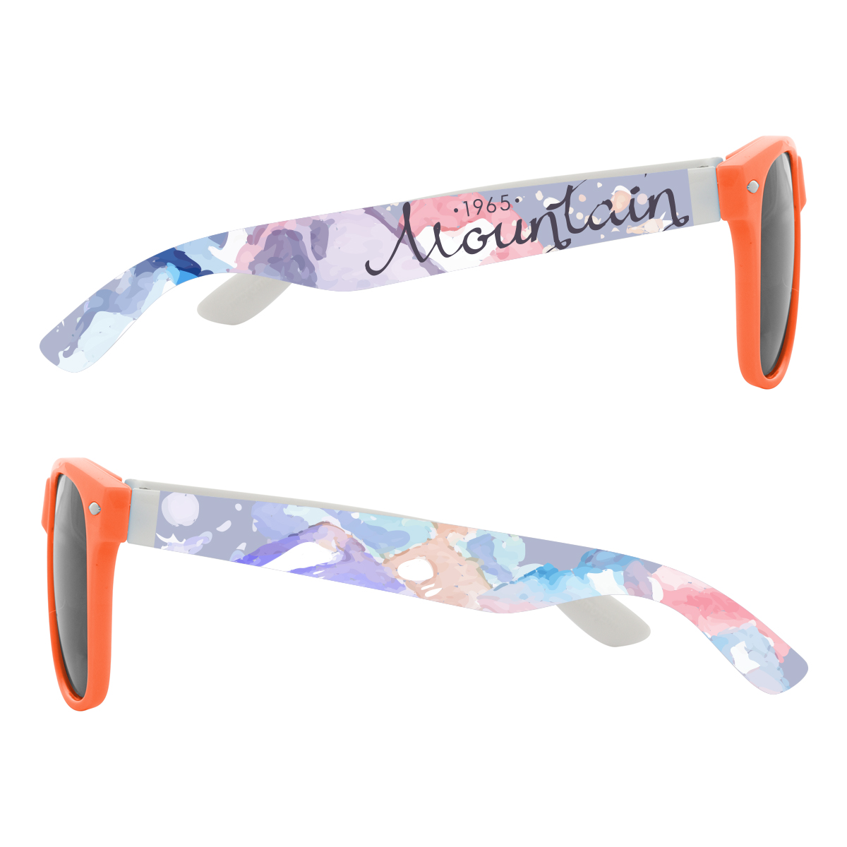 Full Color Colorblock Malibu Sunglasses 27