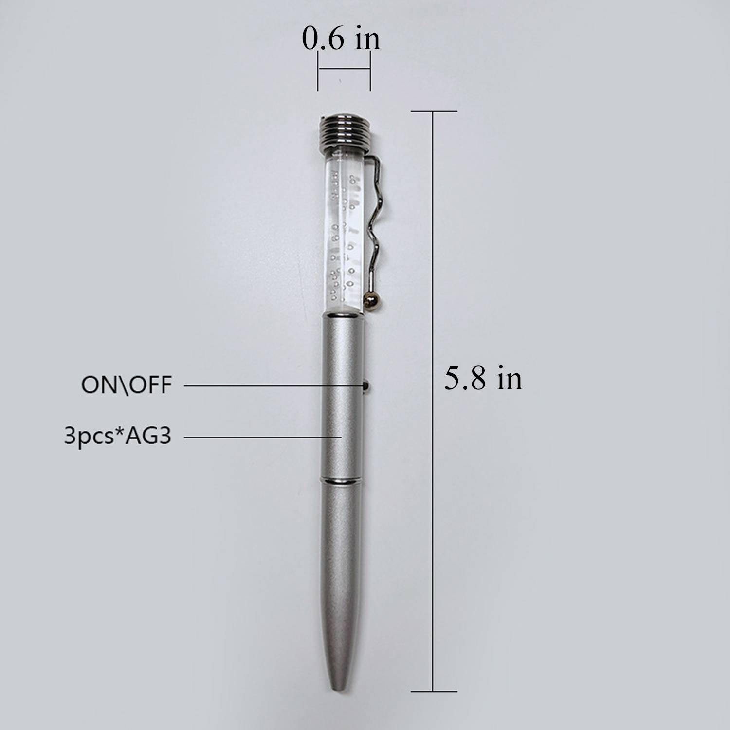 LED Light Twist-Action Ballpoint Pen 8