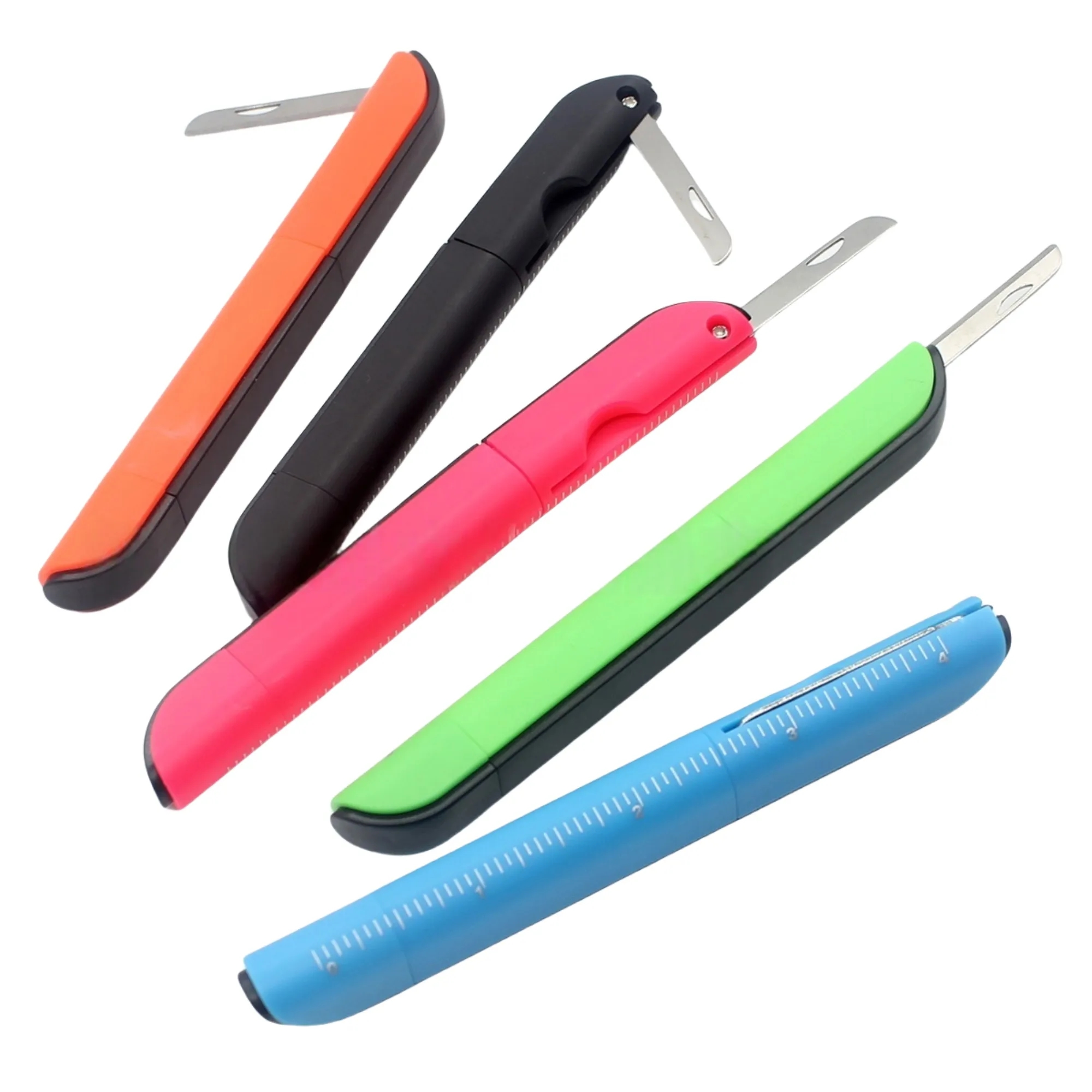 Ruler Ballpoint Pen With Scissors And Knife 9