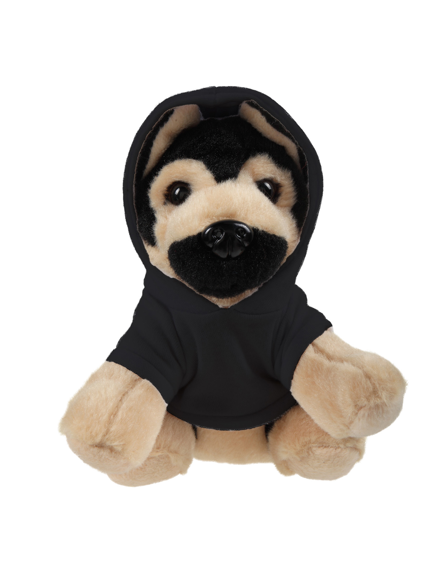 Soft Plush Sitting German Shepard wearing a Hoodie 7