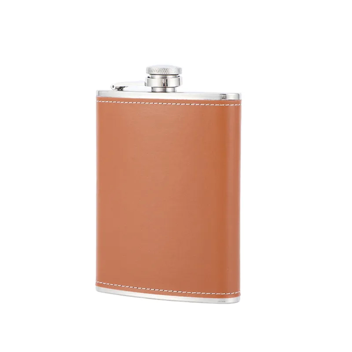 Compact 8oz Whiskey Flask With Screw Cap 5