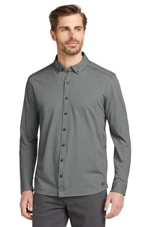 Code Stretch Long Sleeve Button-Up