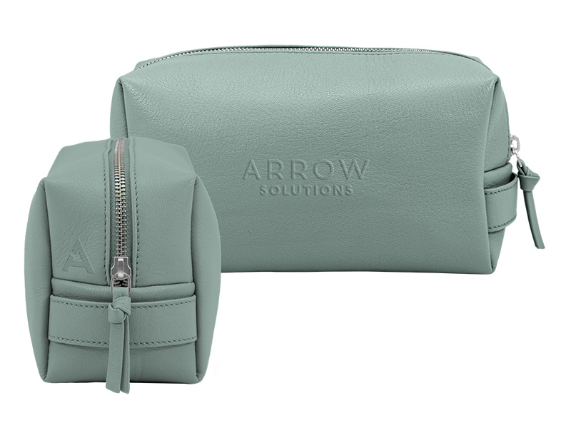 Real Leather Dopp Kit