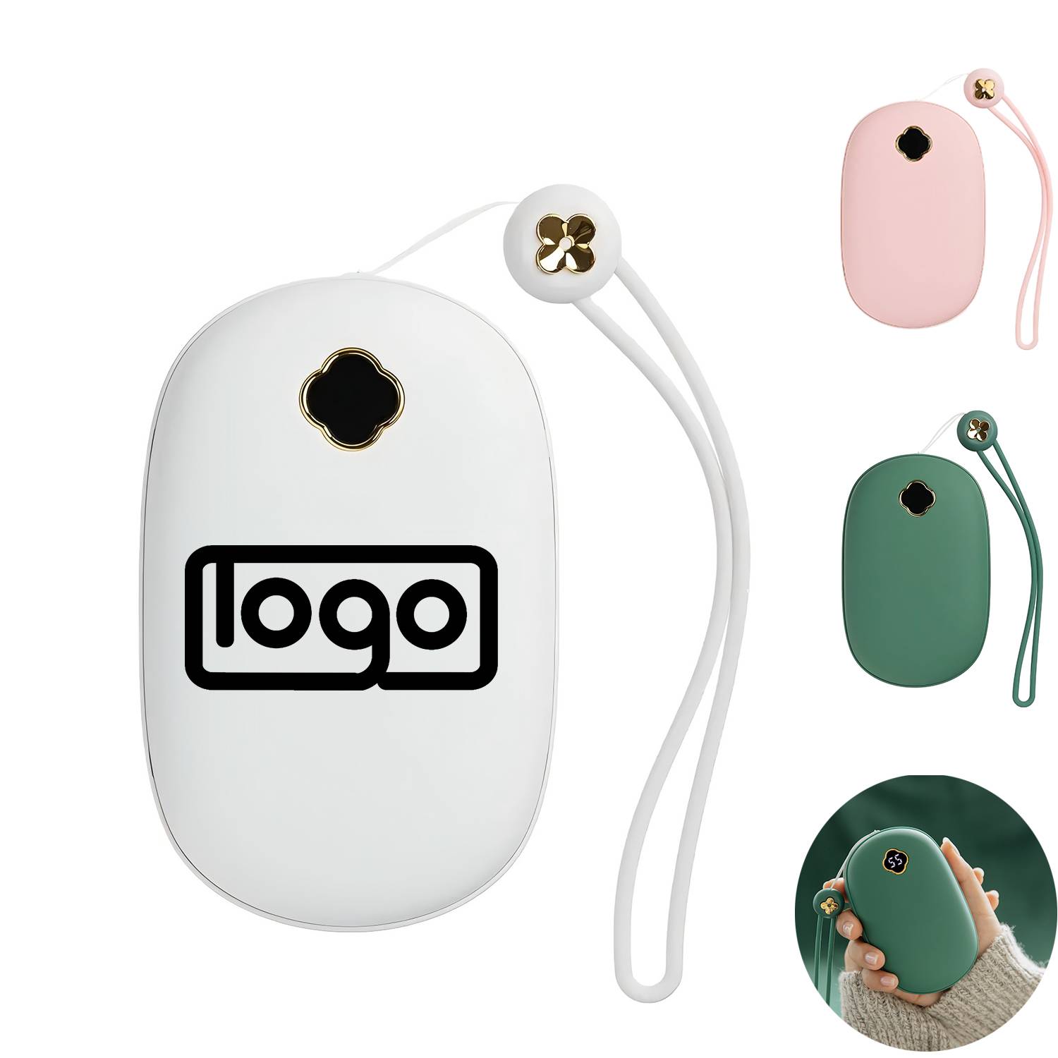 2 In 1 Digital Display Hand Warmer w/ Power Bank 3