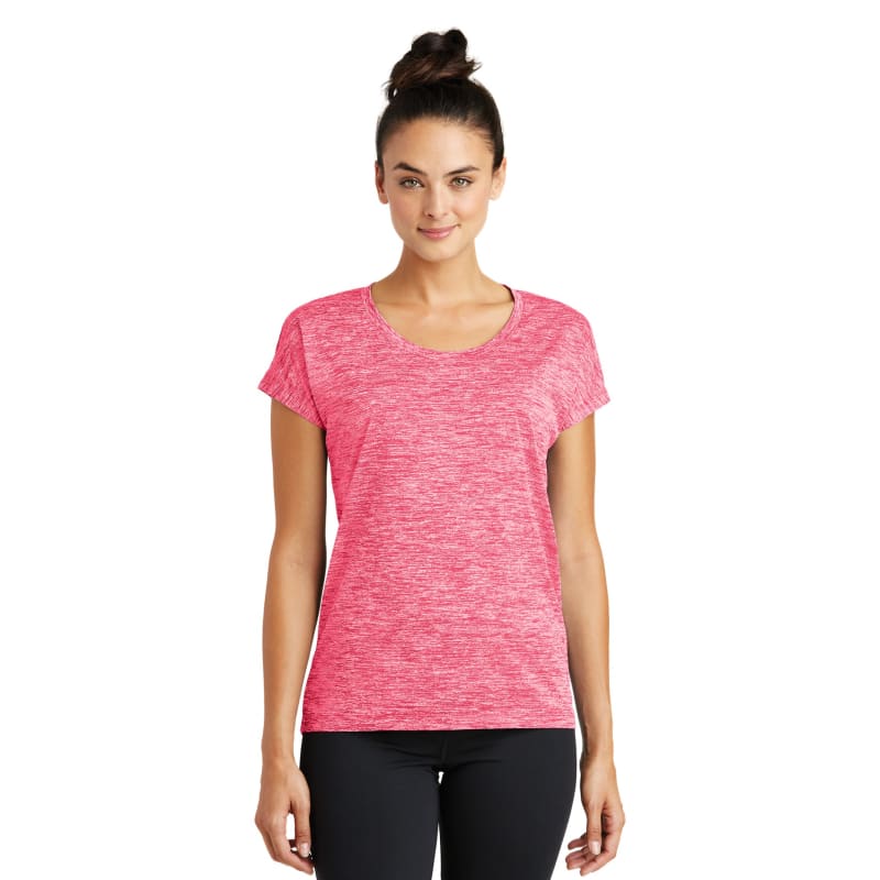 Sport-Tek Women's PosiCharge Electric Heather Sporty Tee. 72