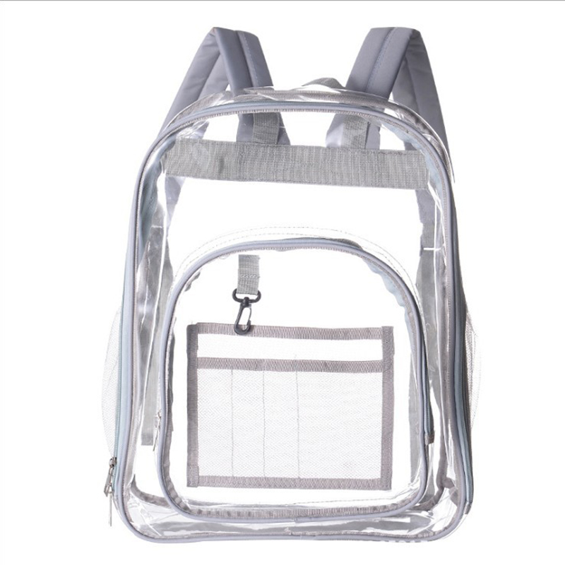 Clear PVC Backpack for Women Men 22