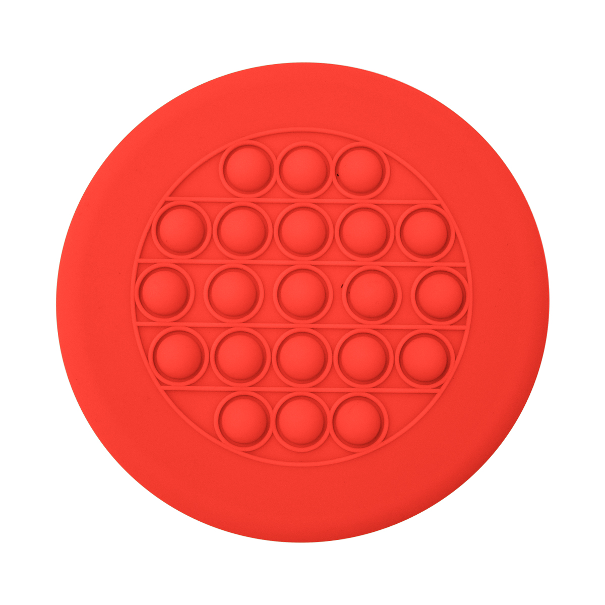 Push Pop Stress Reliever Flying Disc 12