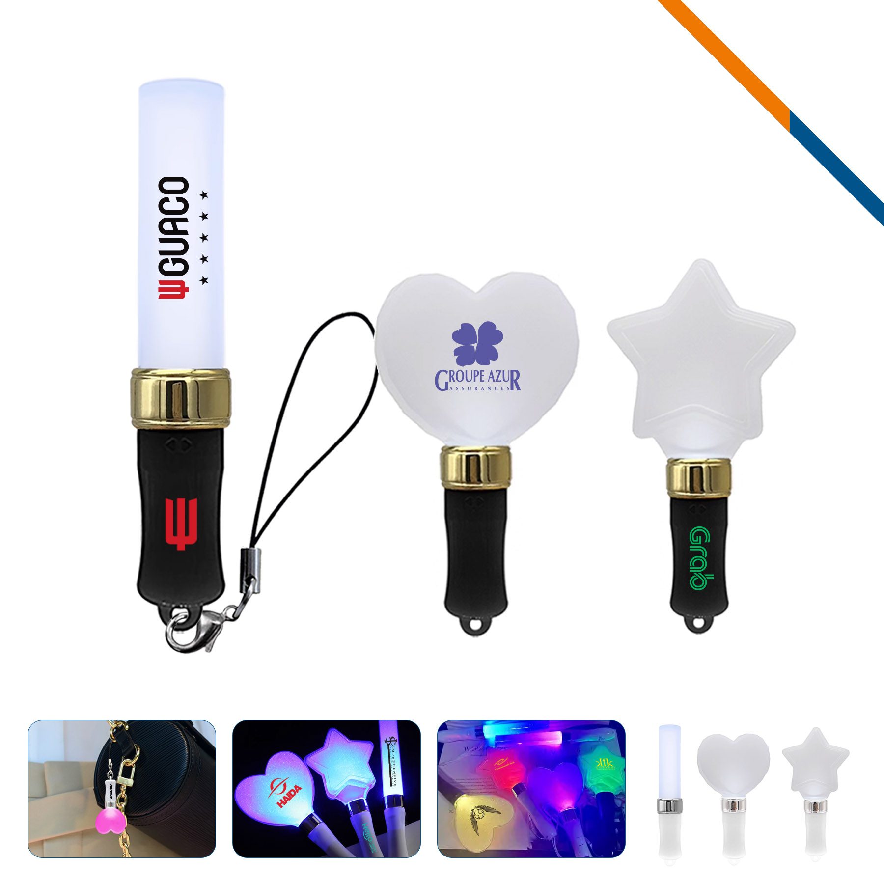 Lumitag Mini LED Glow Stick Keychain 2