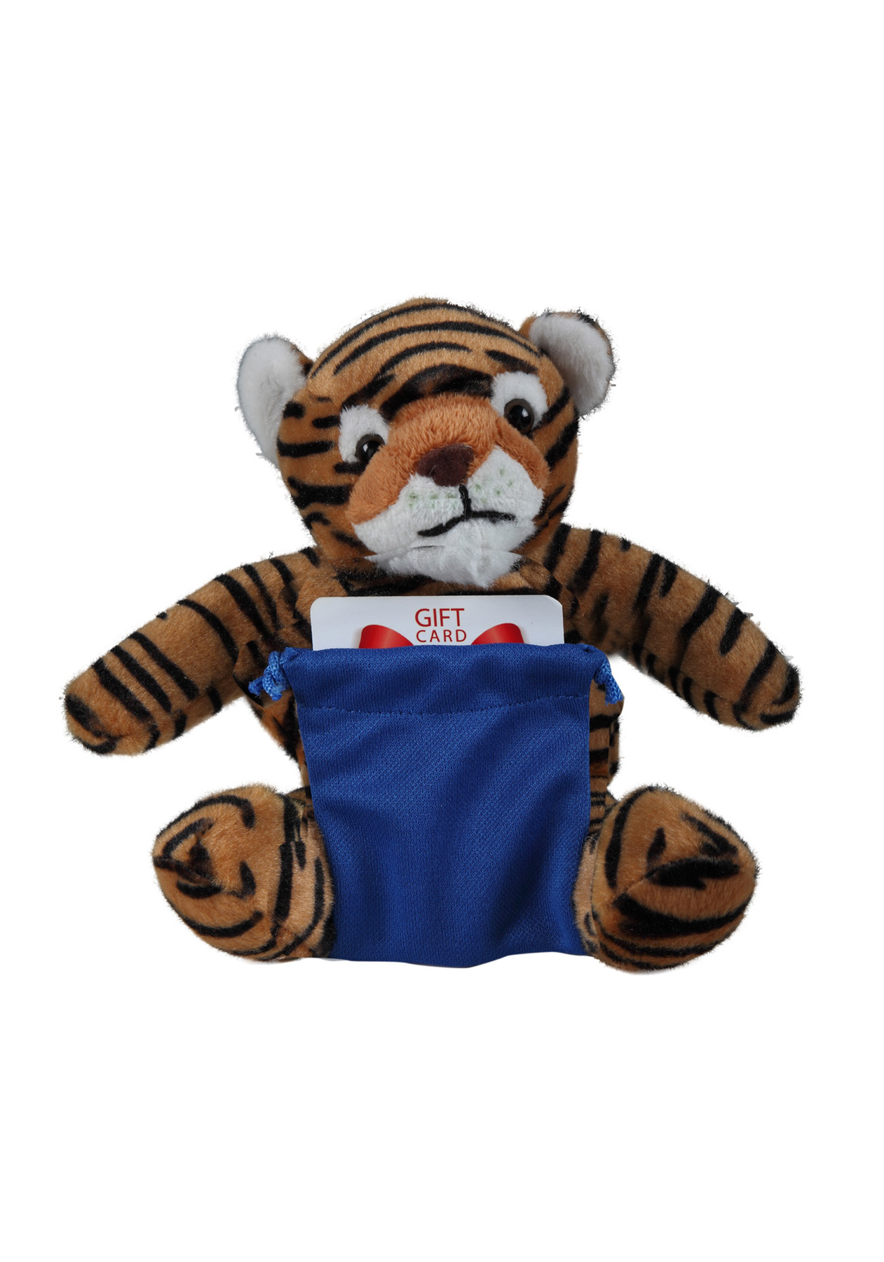 soft plush Tiger with gift card sack 5