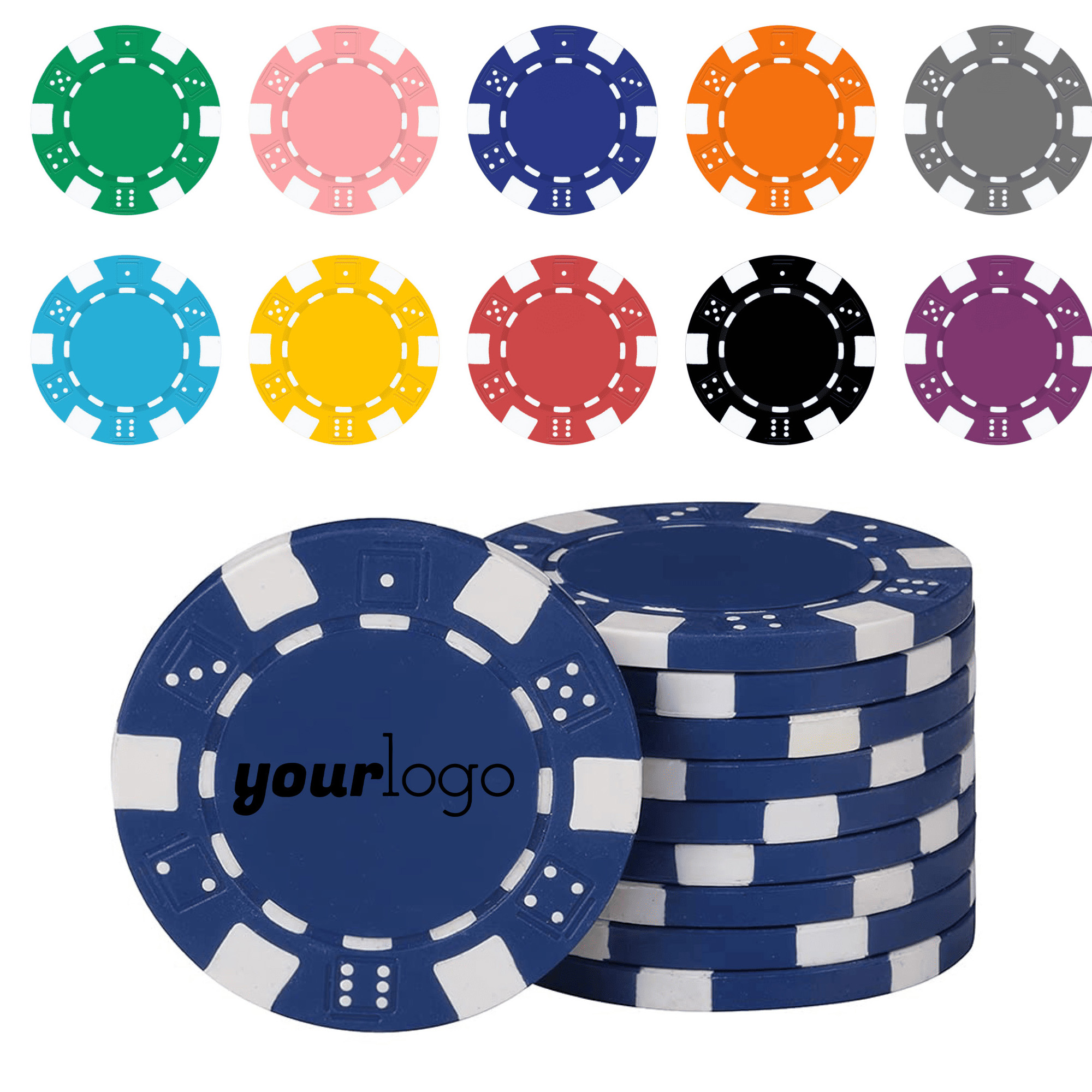 Iron-Core ABS Poker Chip for Table Games 2