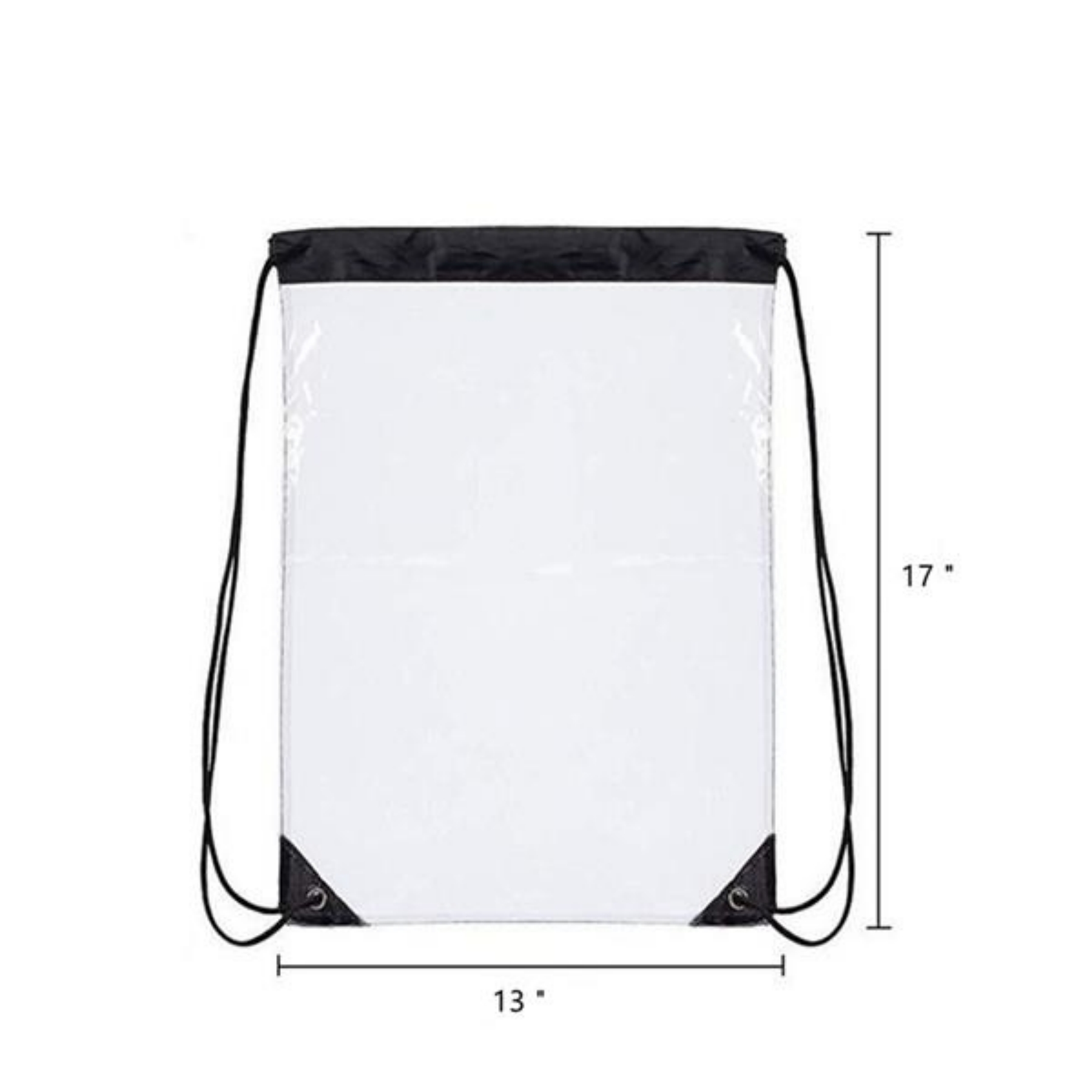 Transparent PVC Drawstring Bag 1
