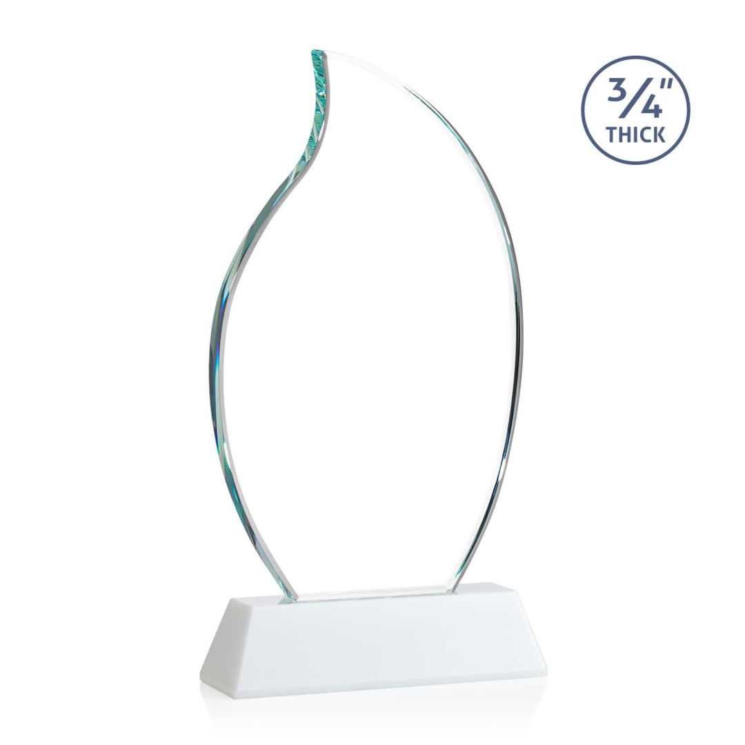 Croydon Flame Award on Newhaven Base - White 2