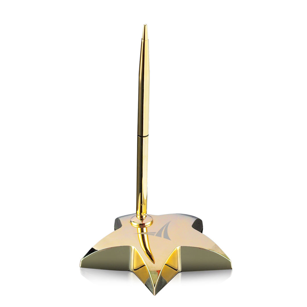 Hollister Star Paperweight with Pen 3