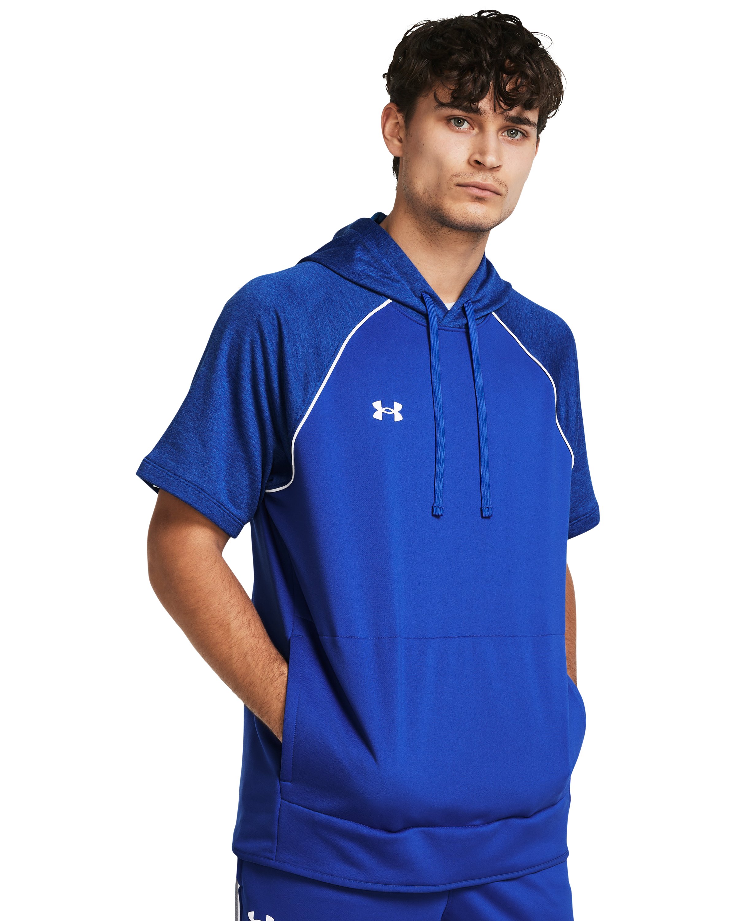 UA Command Warm-Up Men's Short Sleeve Hoodie, custom hoodie or sweatshirt with logo imprint 6