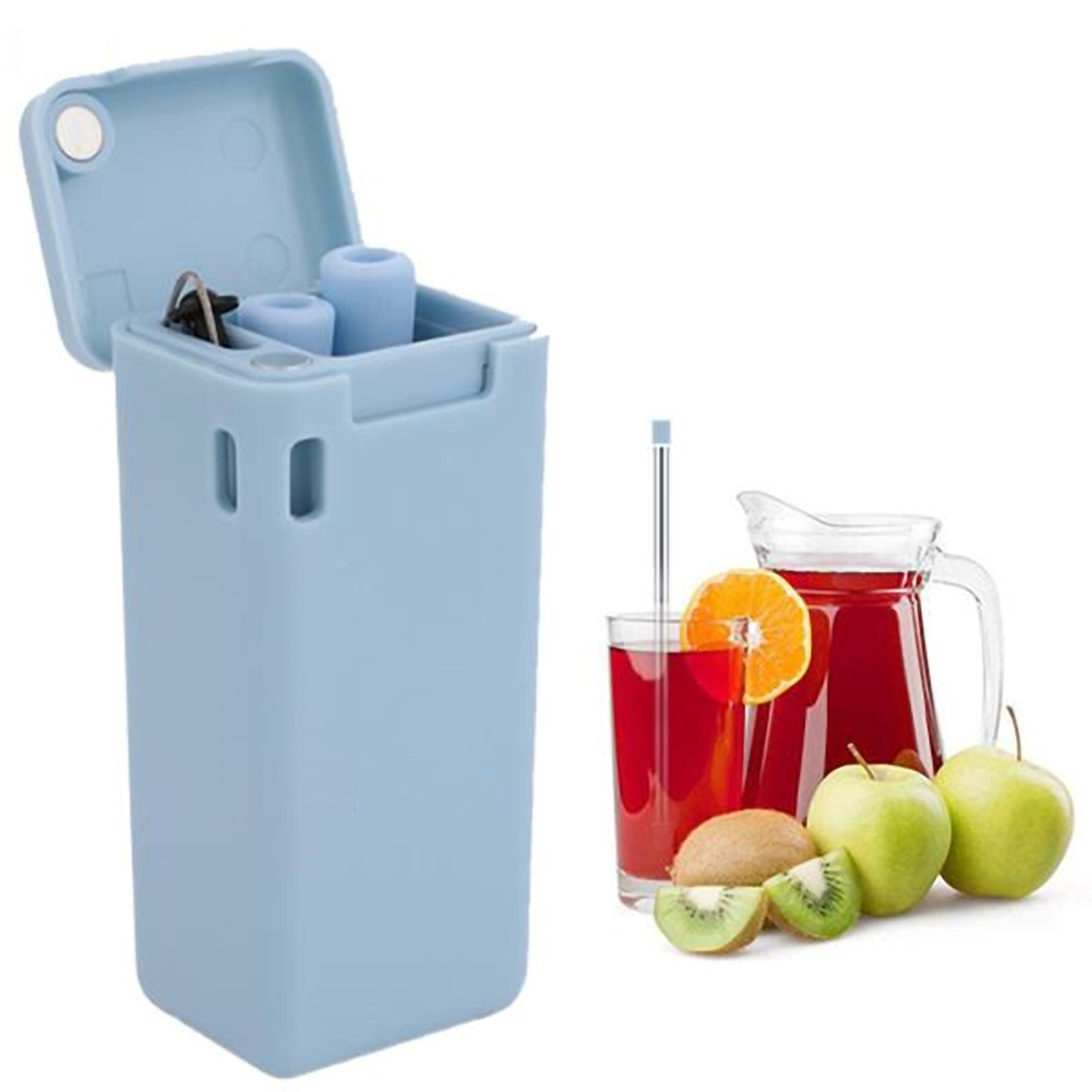 Stainless Steel Folding Straw Kit 4