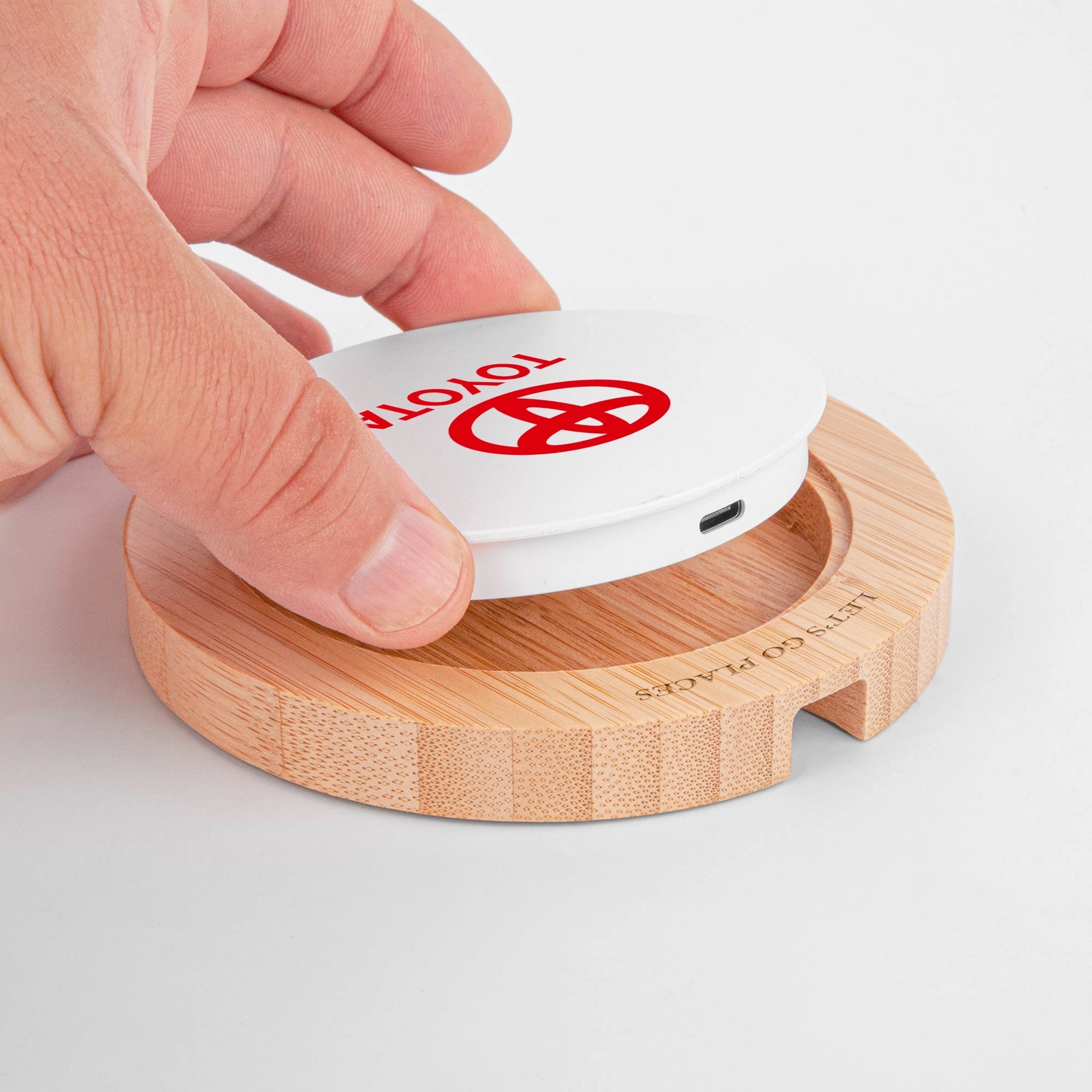 The Shreveport Wireless Charger and Bamboo Base 6