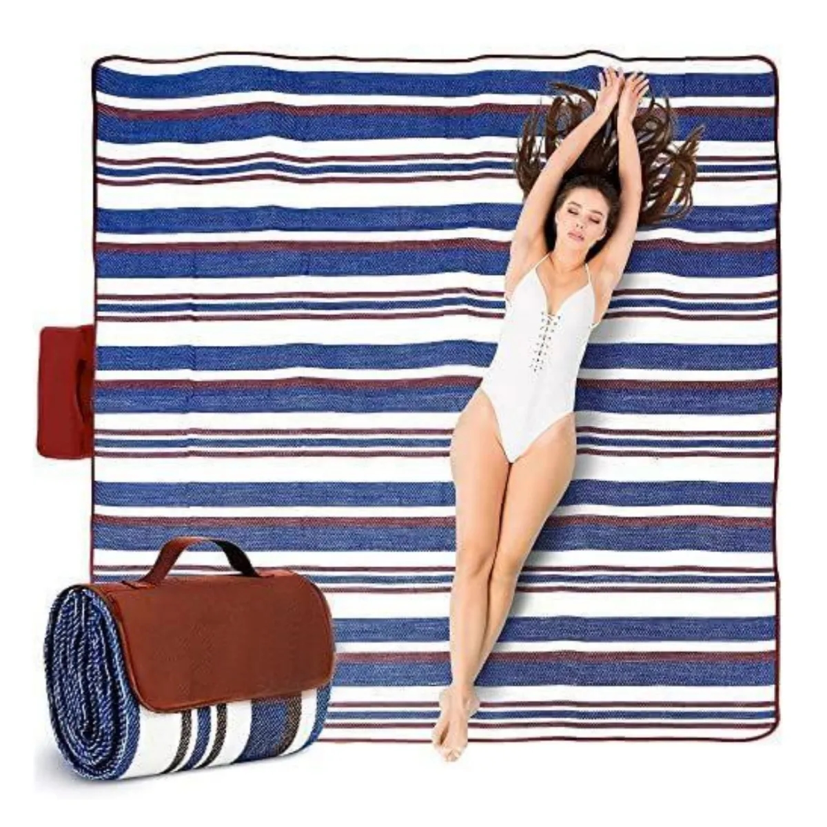200x200cm Portable Waterproof Picnic Blanket 2