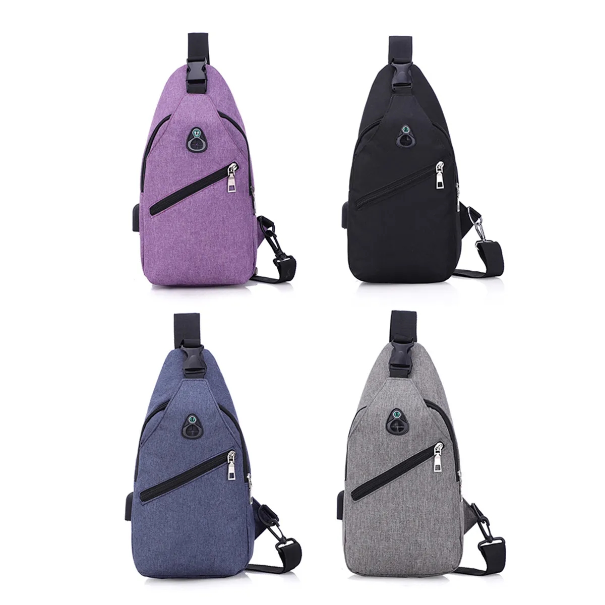 Custom Chest Unisex Messenger Crossbody Fanny Bags 7