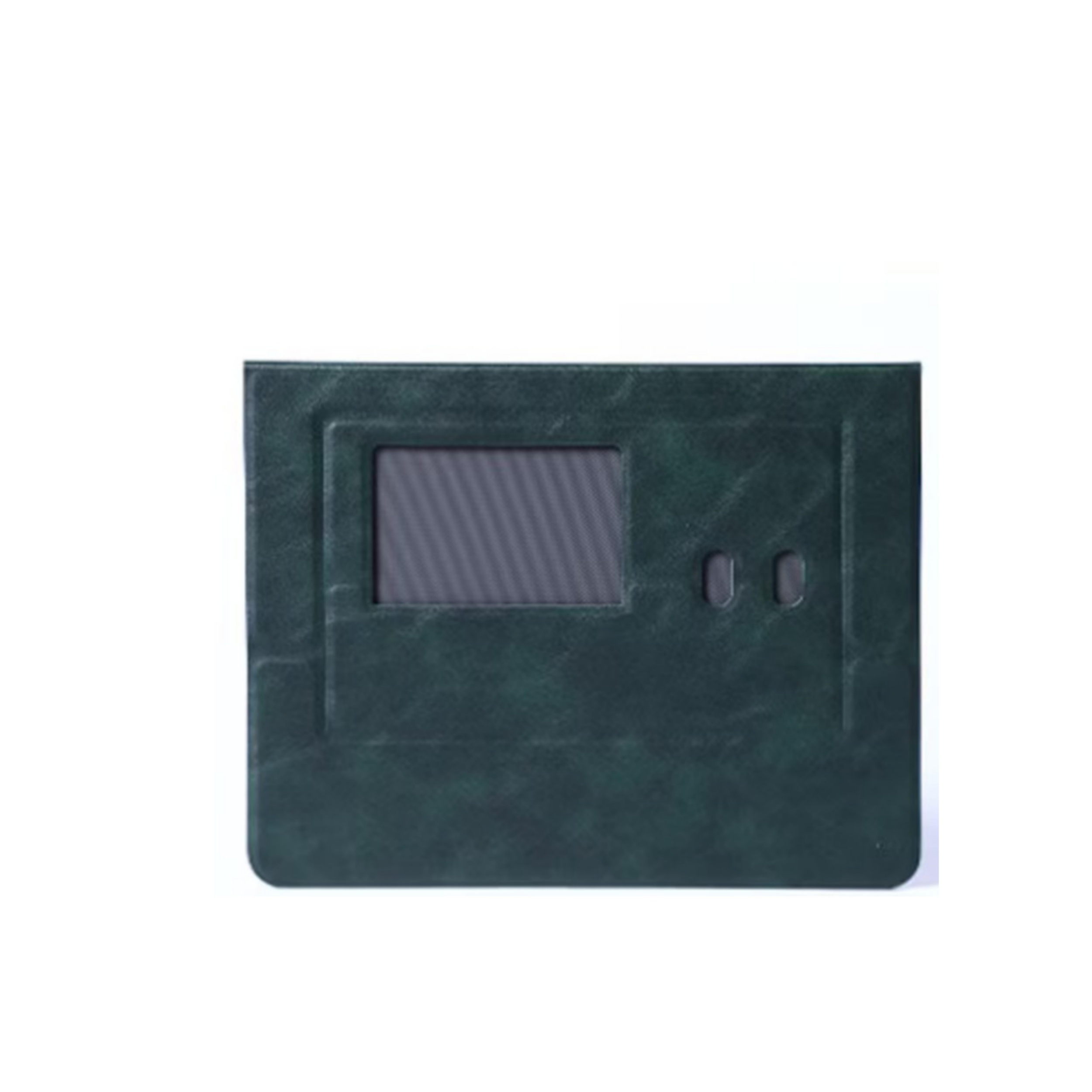 PU Leather Laptop Mouse Pad with Phone & Pen Holder 5