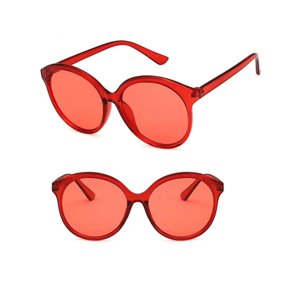Round candy color retro sunglasses 8