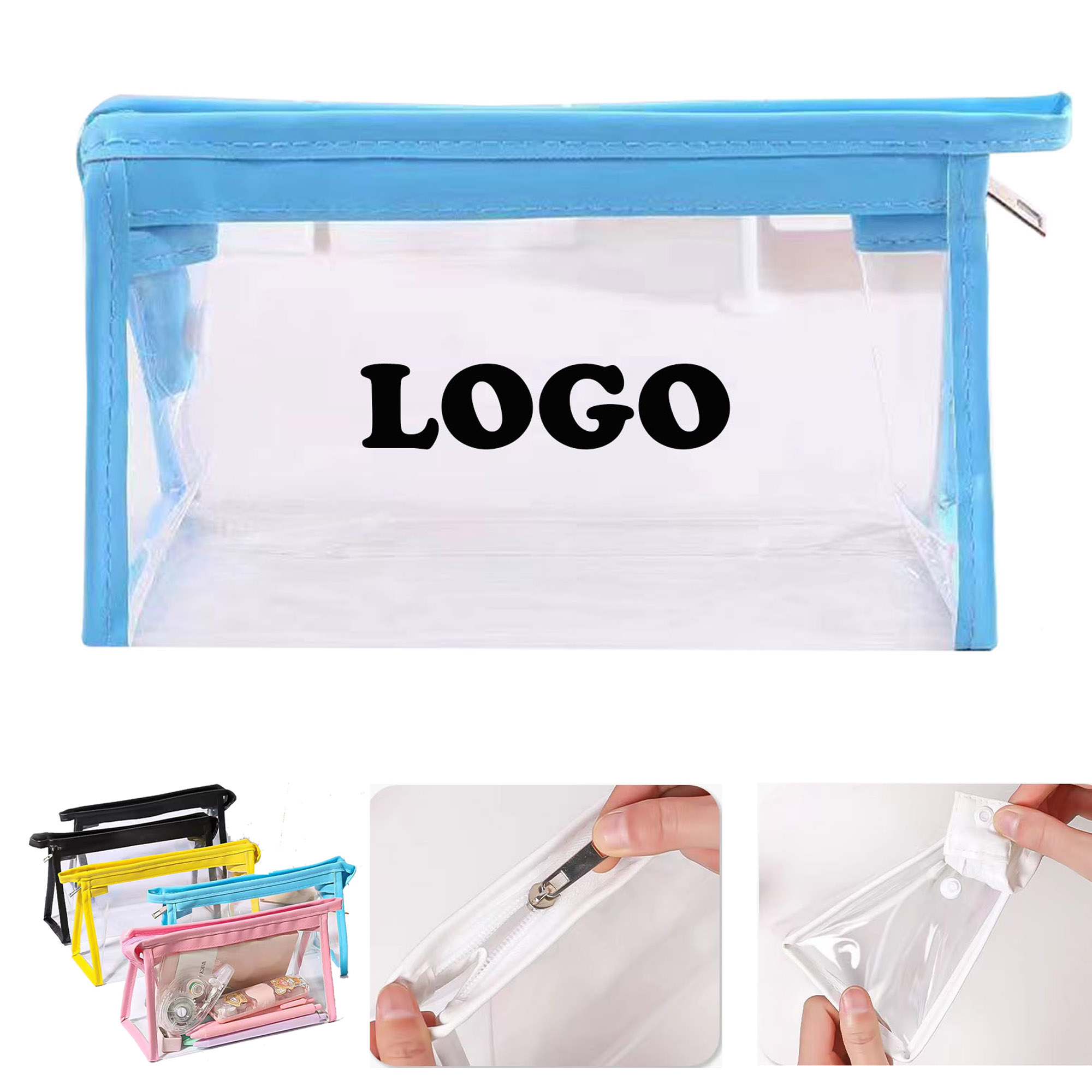 MOQ 10 pcs Waterproof Zipper Pen Case 2