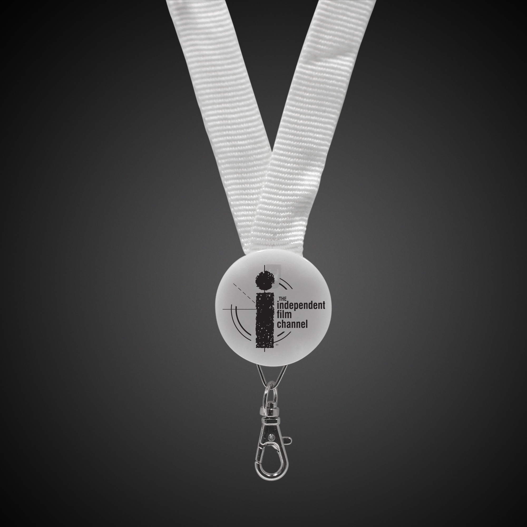 Green 32" Light Up LED Glow Flat Lanyard 4