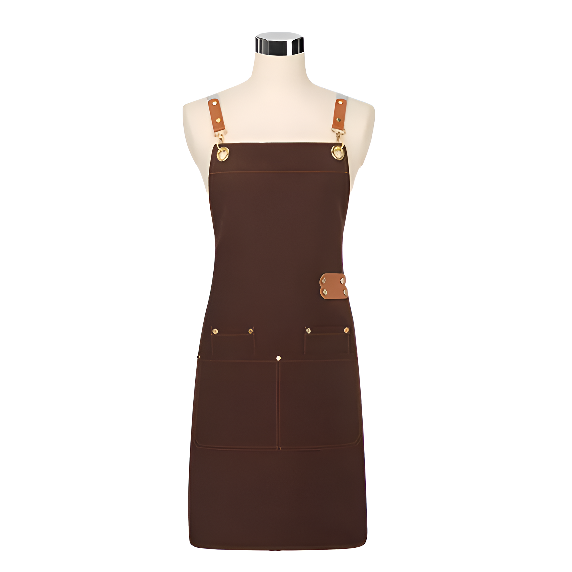 Waterproof Oilproof Canvas Apron Workwear 3
