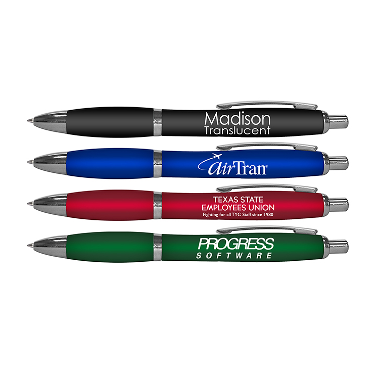 Madison Translucent Retractable Ball Point Pen