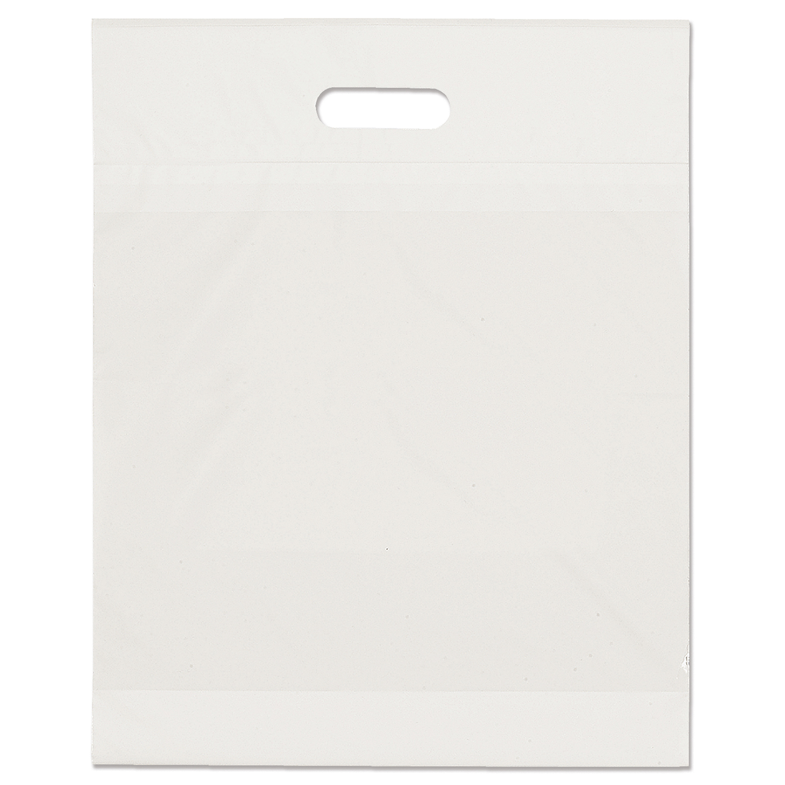 Eco Die Cut Handle Bag - 15W x 19H x 3 - Flexo Ink Print 3