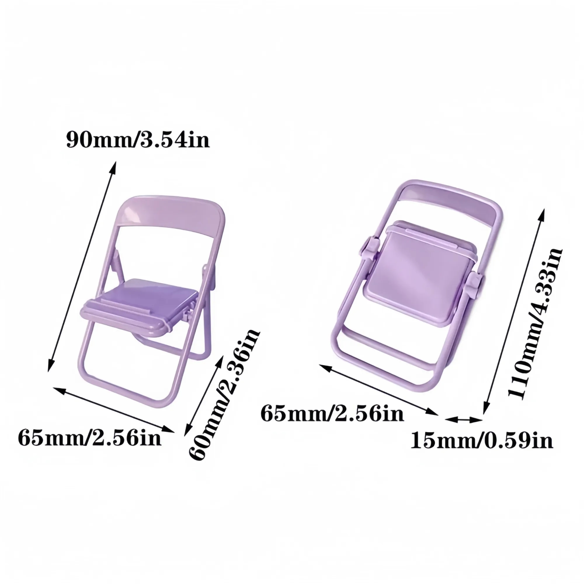 MOQ100 Mini Folding Chair Phone Holder 6