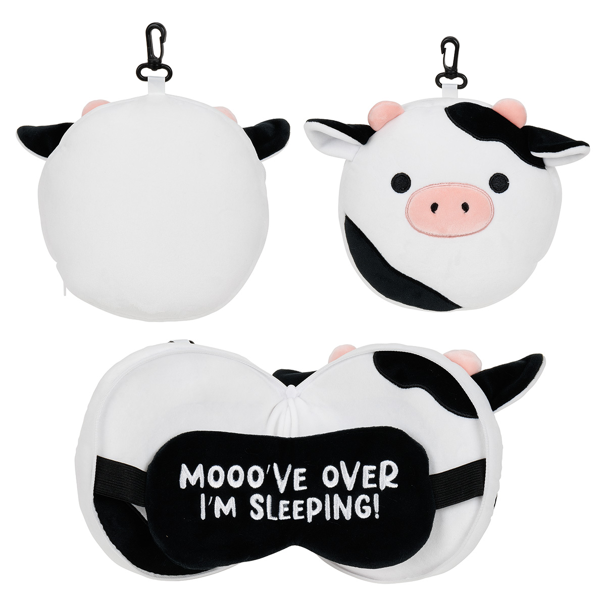 Comfort Pals™ Cow 2-in-1 Pillow Sleep Mask 5