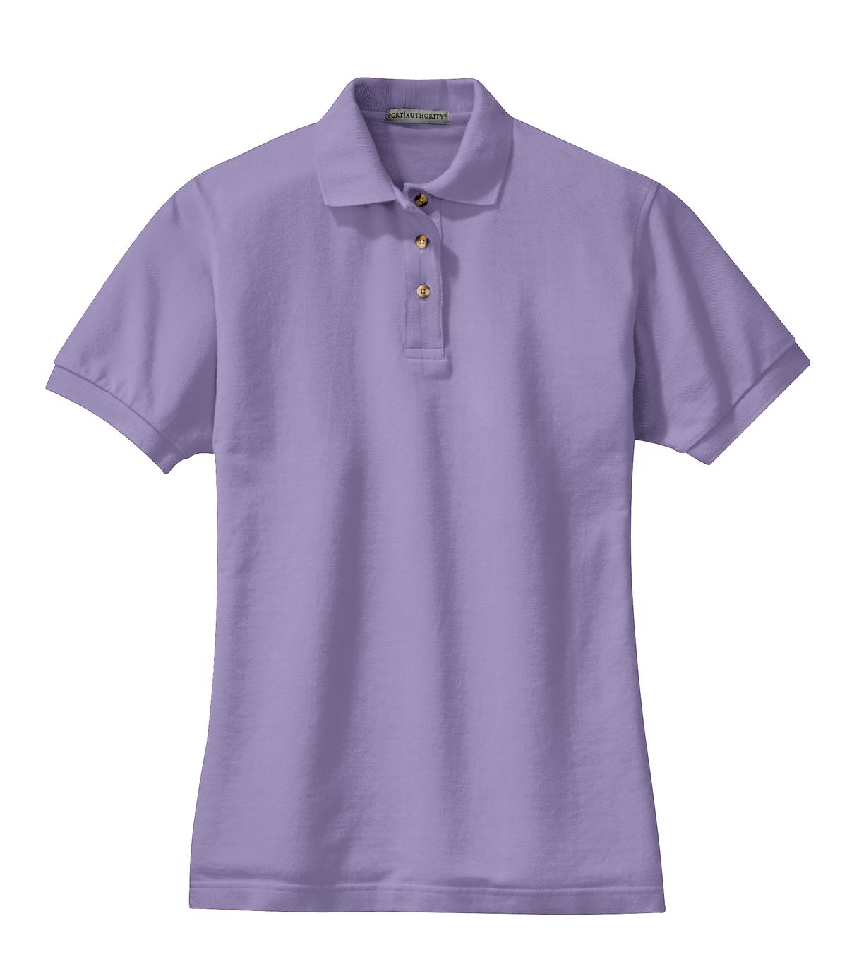 Port Authority Women's Heavyweight Cotton Pique Polo. L420 19