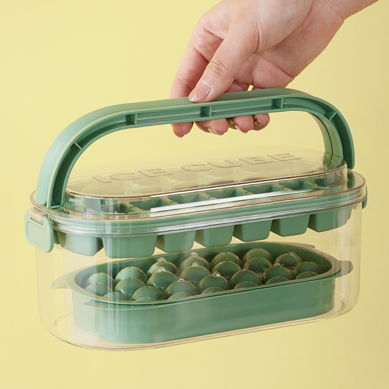 Silicon Press Type Double-Layer Ice Mold Box 10