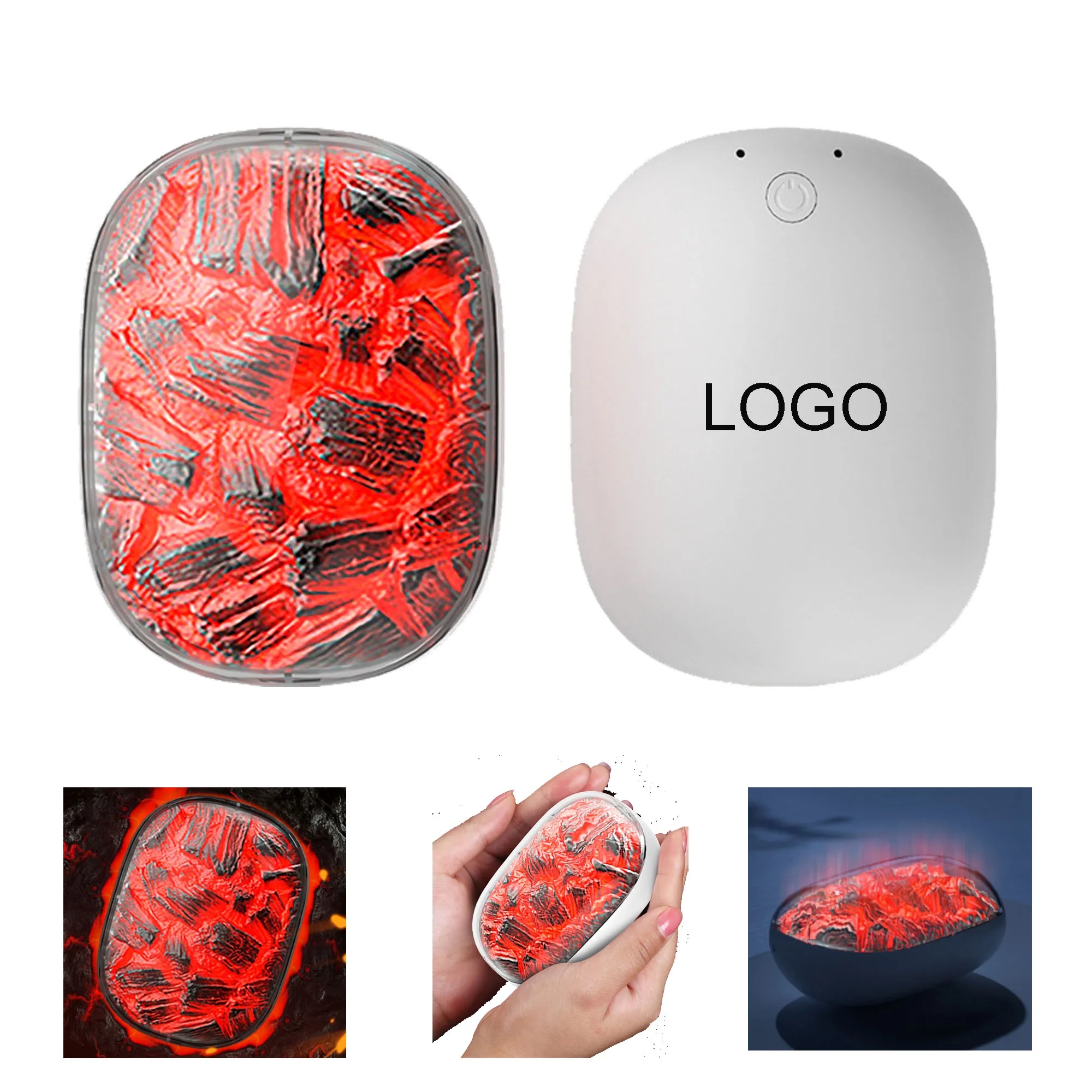 Flame Design Hand Heater Night Light 4