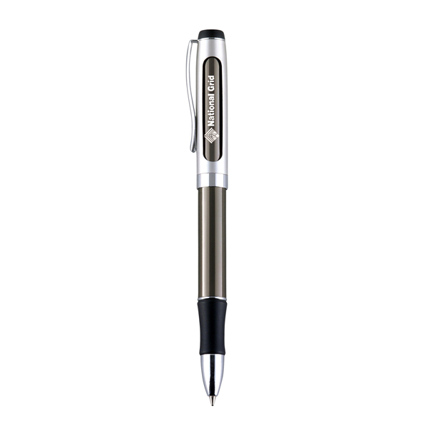 Cambridge-I Satin Chrome/Gun Metal Pen, Ballpoint pen 3