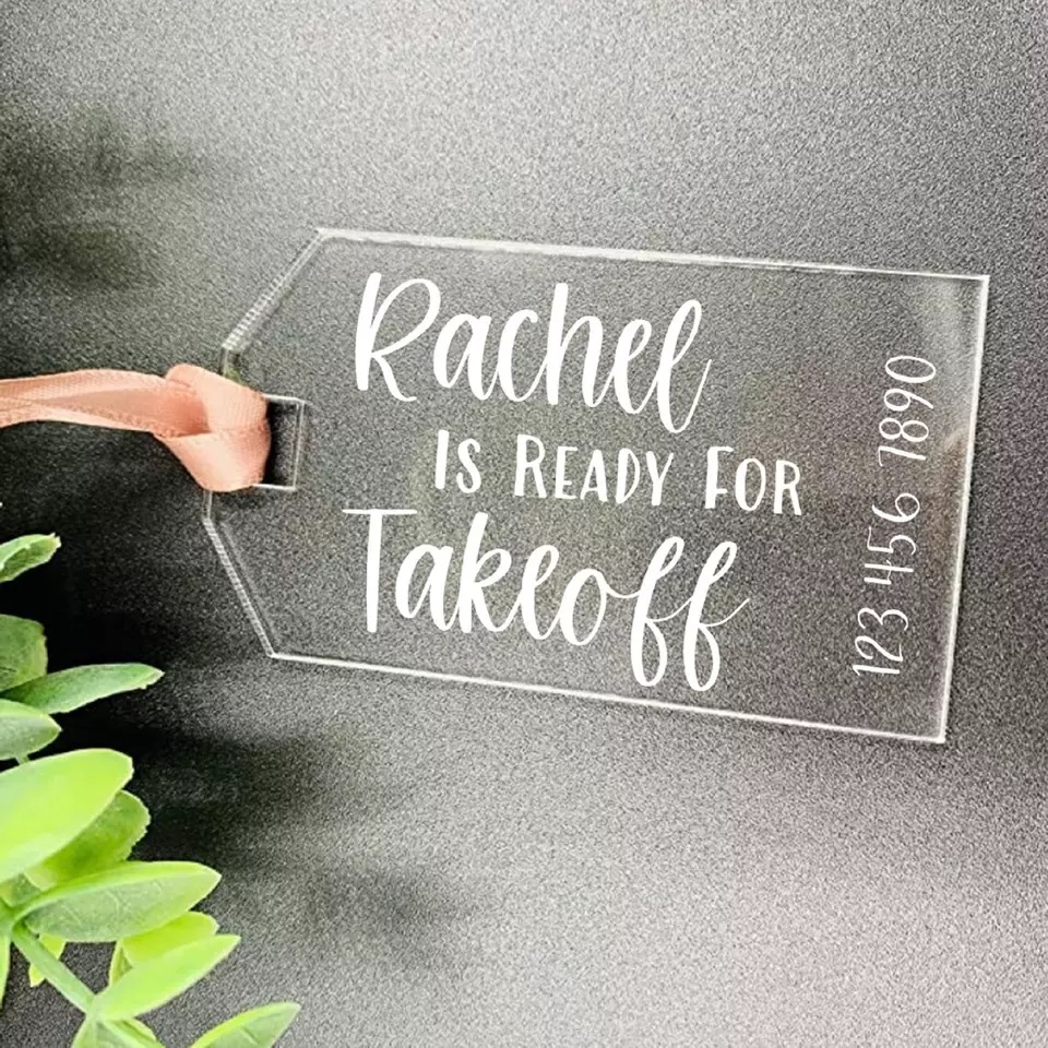Acrylic Luggage Tag 3