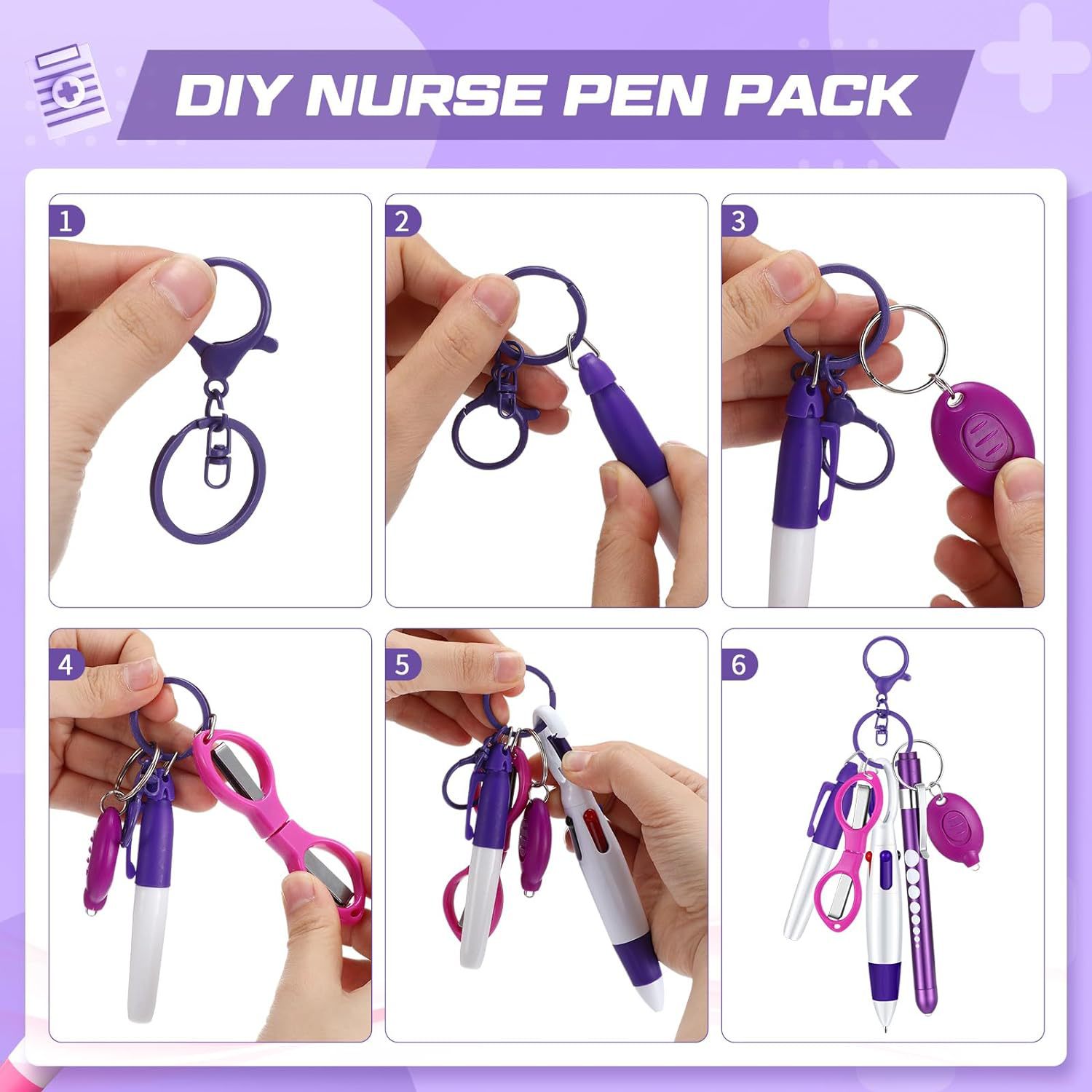 Permanent Marker Pen Light Ballpoint Pen Nurse Accessories 3