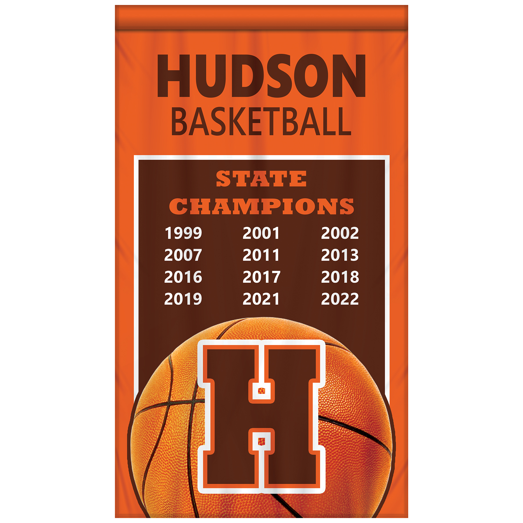 3' x 5' Championship Banner Double Sided Straight Cut 6