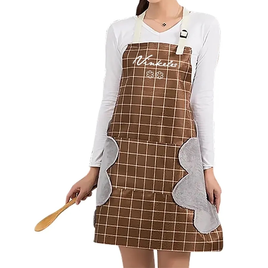Striped Plaid Hand Wiping Apron 8