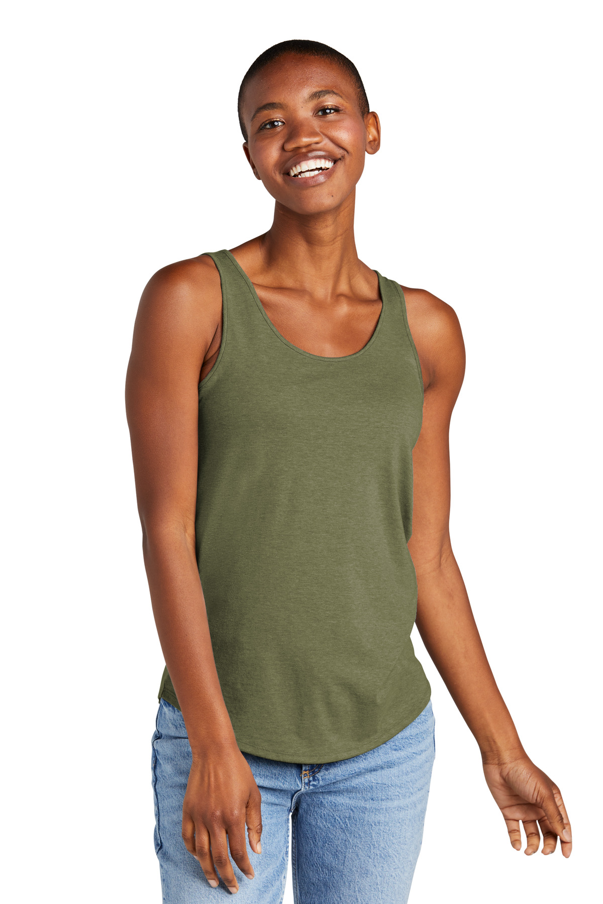 District Women's Perfect Tri Relaxed Tank DT151 83