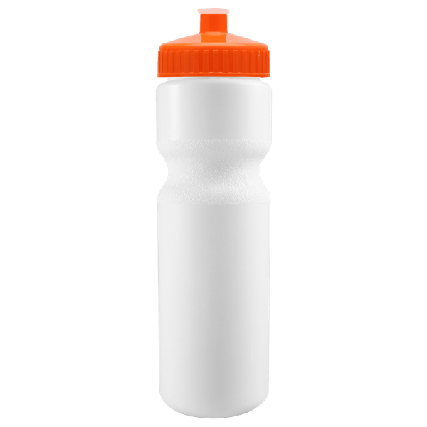 Cyclo-Cross 28oz Bike Bottle - White w/Push-Pull Lid 2