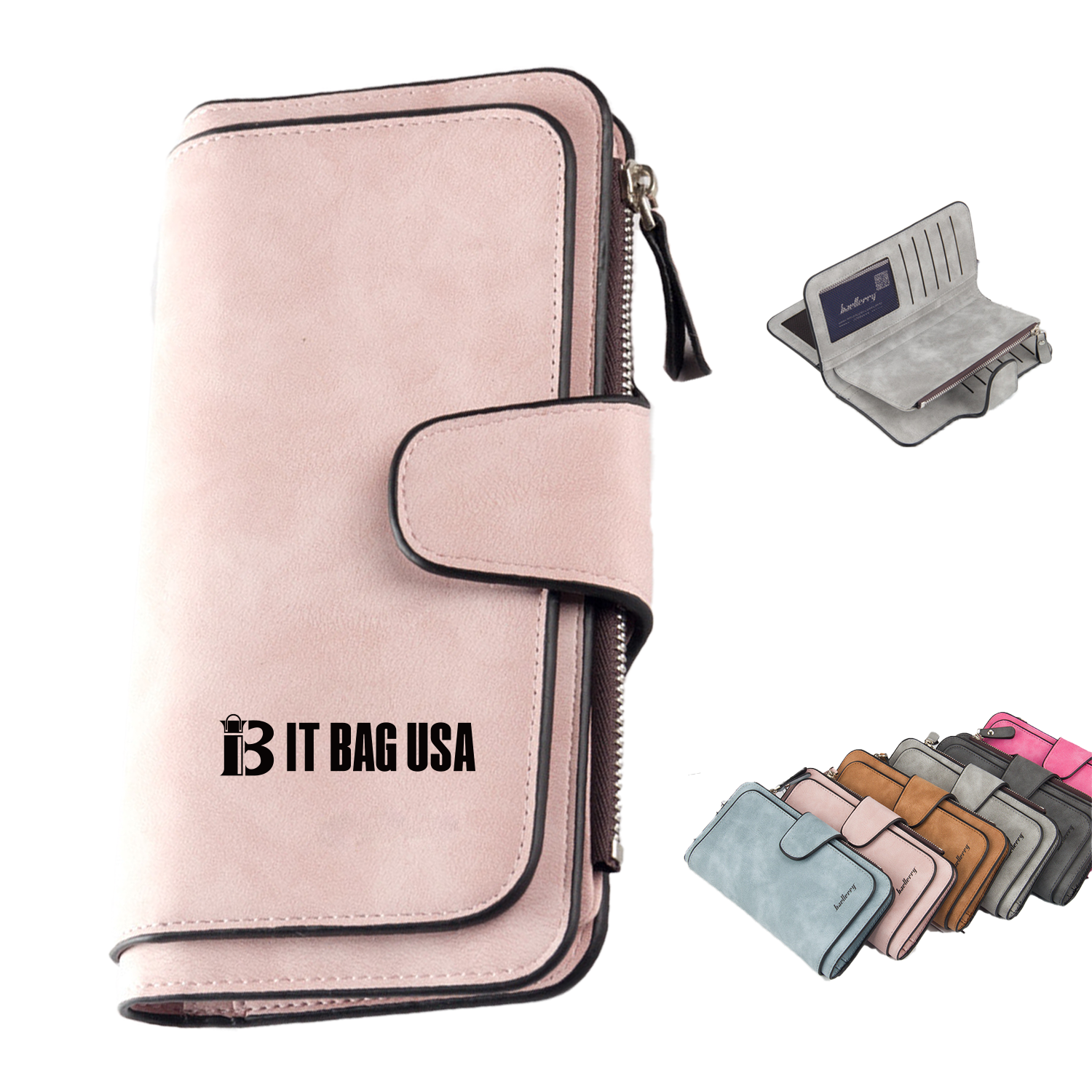 Wallets For Women Pu Leather Credit Card Holder 1