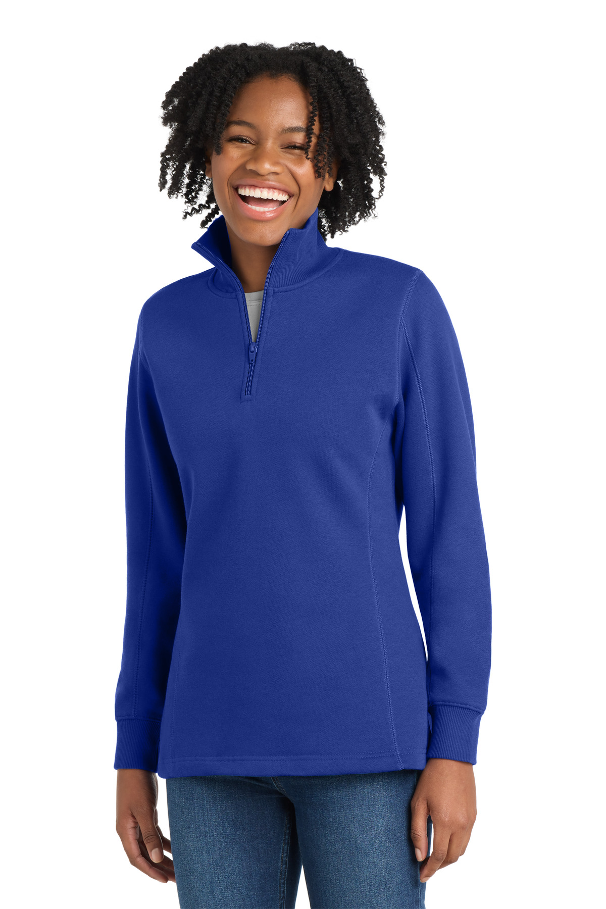 Sport-Tek Women's 1/4-Zip Sweatshirt. LST253 15