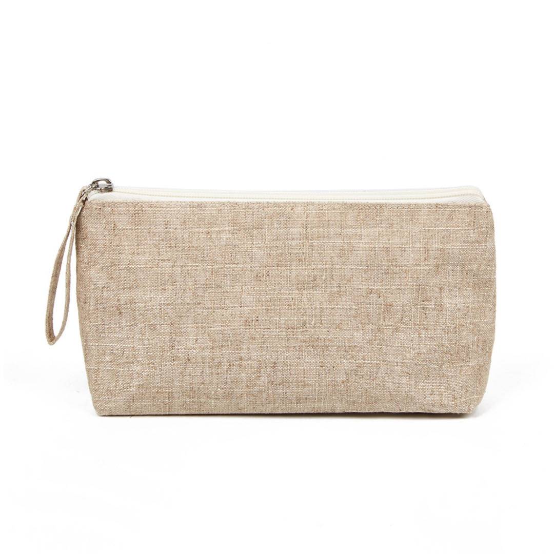 Canvas Cosmetic Bag W/ Lining 3