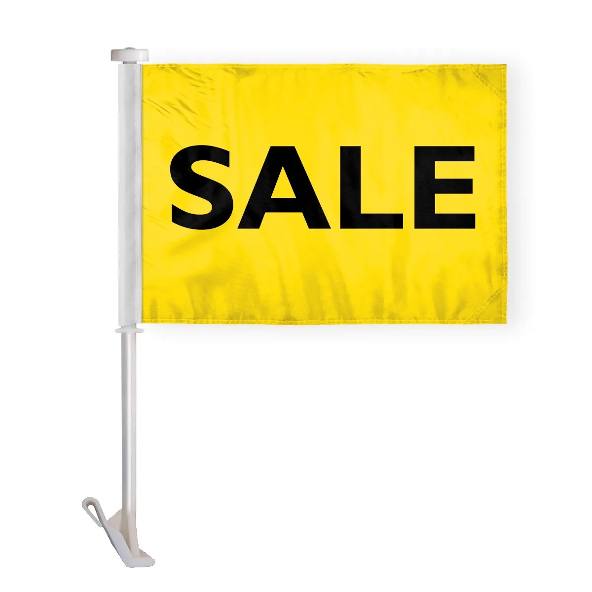 10.5" x 15" Advertising Car Flag - wPoly 1 Ply 2