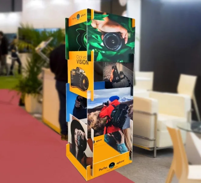 Display Tower with Custom Printed Interlocking Panels 3