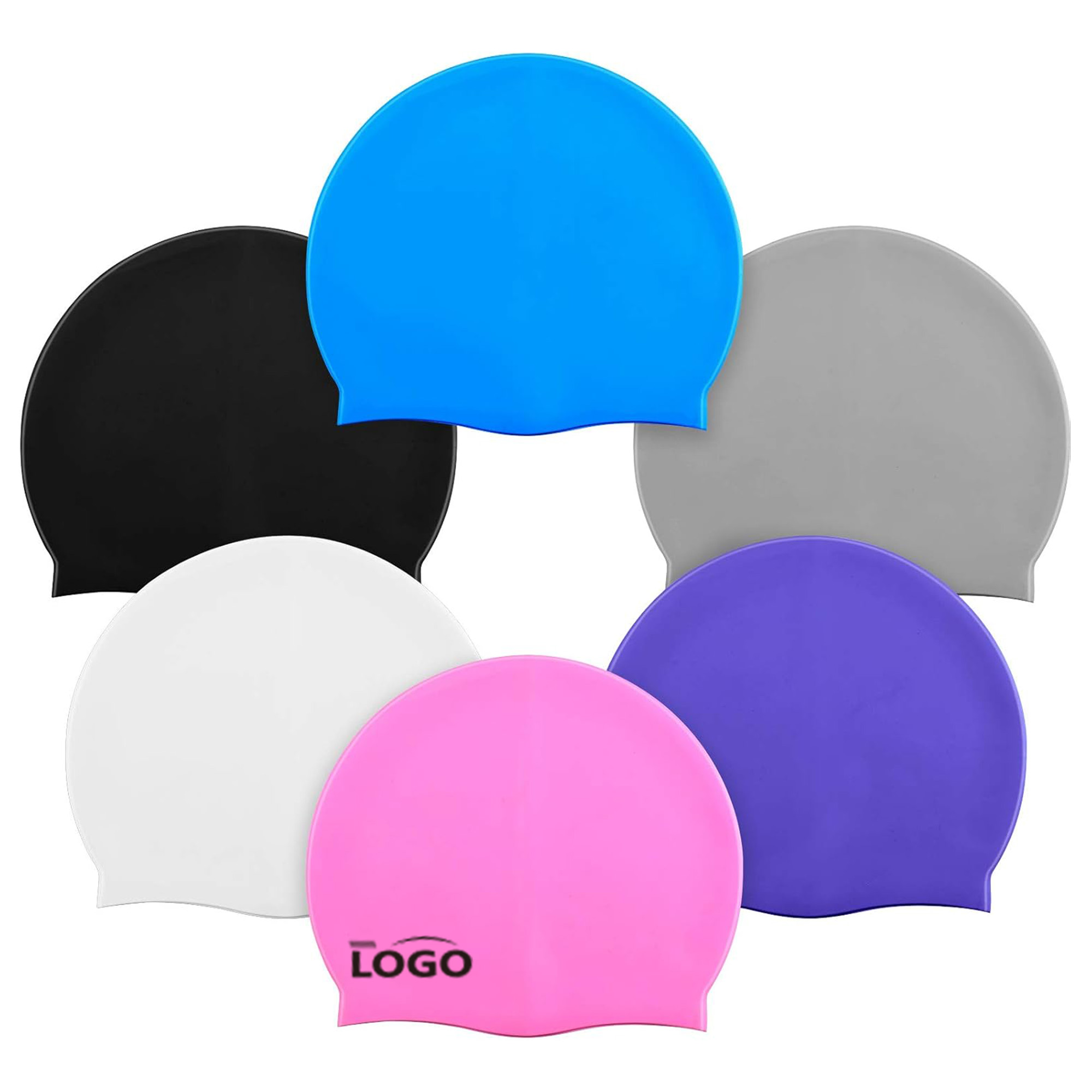 Unisex Adult Ultra Soft Latex Swim Cap Swimming 10