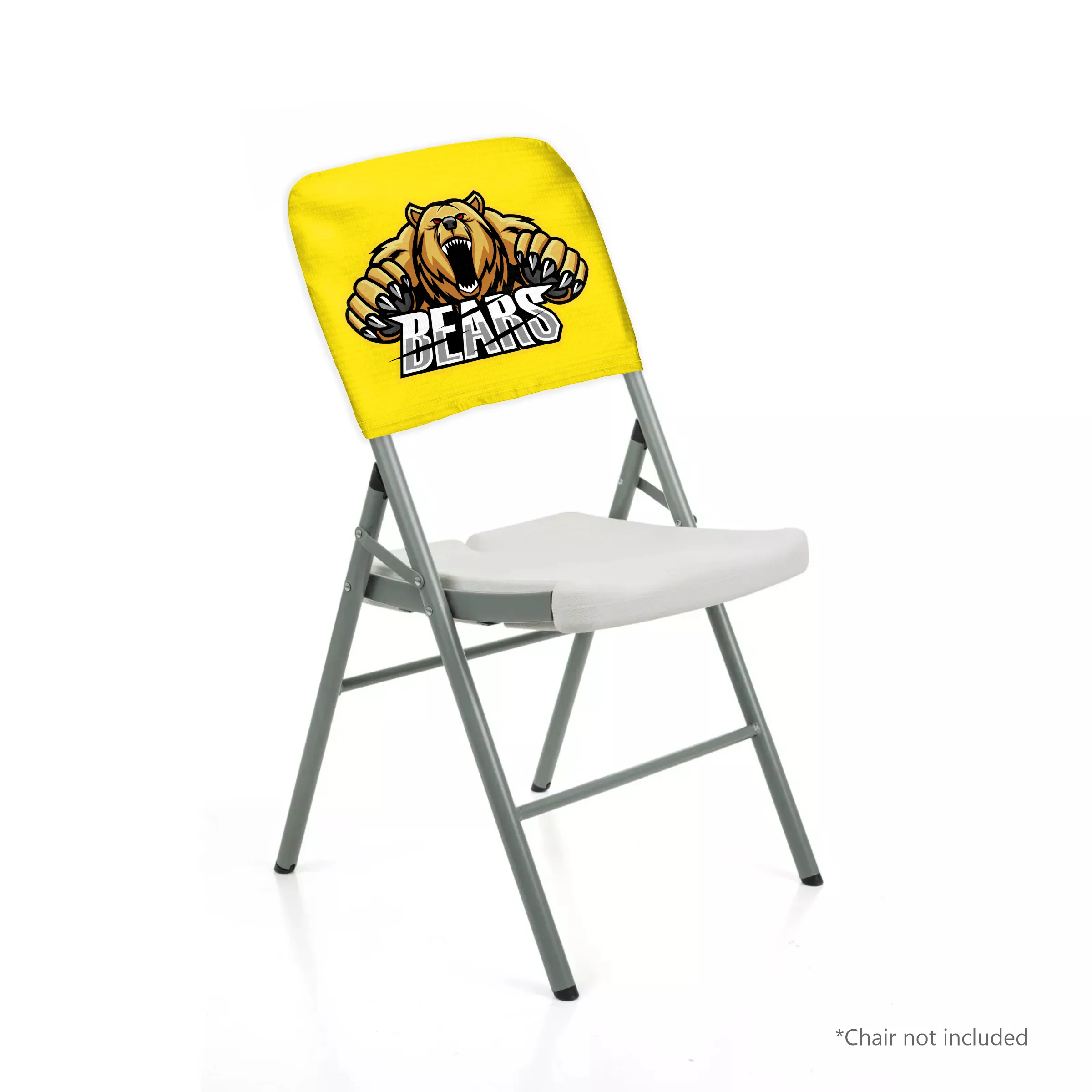 18" x 11.5" Custom Folding Chair Back Cover - Double sided 3