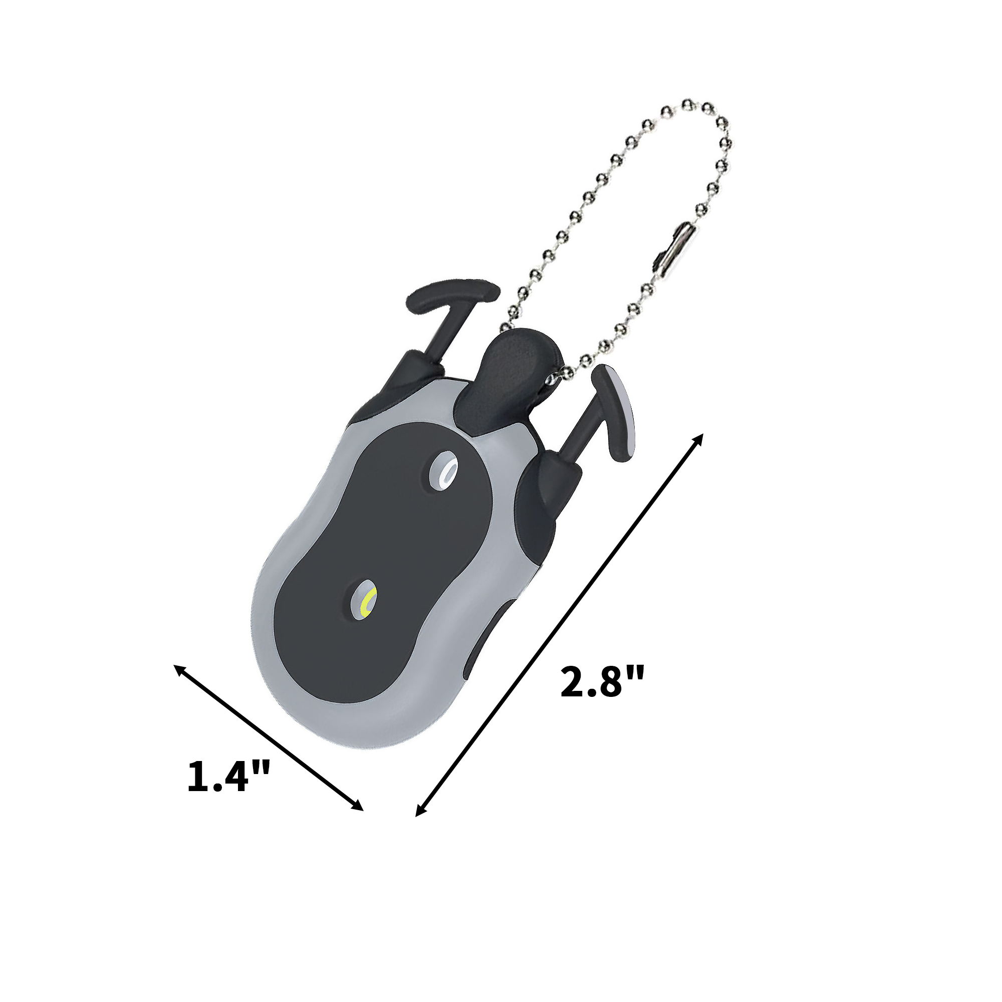 Mini Two Player Golf Stroke Counter With Key Chain 2.8" x 1.4" 4